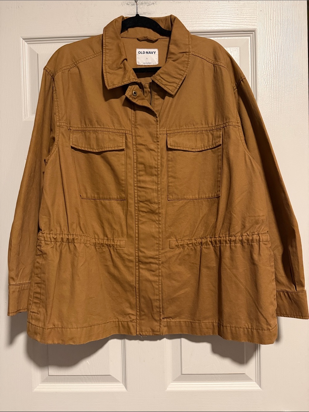 Old Navy Women's Caramel Utility Jacket with Front Pockets
